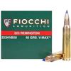 Image 1 : 1,000 Rounds of Fiocchi Extrema Ammunition 223 Remington 40 Grain Hornady V-MAX Ammunition