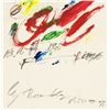 Image 3 : Cy Twombly American Abstract Acrylic Paper C.1965