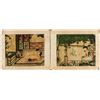 Image 1 : Pair of Chinese Erotic Scene Print on Fabric Roll