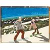 Image 2 : Oil on Canvas Snowboarder Unknown Artist
