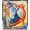 Image 2 : Marc Chagall Russian-French Surrealist Oil/Canvas