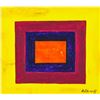 Image 1 : American-German Abstract Oil Signed Illegibly