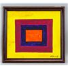 Image 2 : American-German Abstract Oil Signed Illegibly