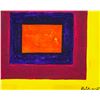 Image 4 : American-German Abstract Oil Signed Illegibly