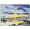 Image 1 : Eugene Boudin French Impressionist Oil on Paper