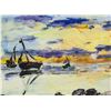 Image 3 : Eugene Boudin French Impressionist Oil on Paper