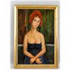 Image 2 : Amedeo Modigliani Italian Oil Canvas Gallery Label