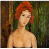 Image 3 : Amedeo Modigliani Italian Oil Canvas Gallery Label