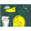 Image 3 : Le Corbusier French-Swiss Modernist Oil on Canvas
