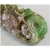 Image 4 : Chinese Green Hardstone Carved Toad Toggle