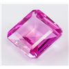 Image 2 : 12.10ct Emerald Cut Pink Ruby Gemstone AGSL