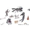 Image 2 : Collection of silver and metal jewelry and objects