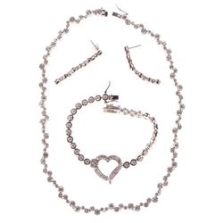 Sterling Silver and Cubic Zirconia Set