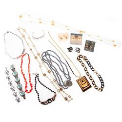 Collection of silver and costume jewelry