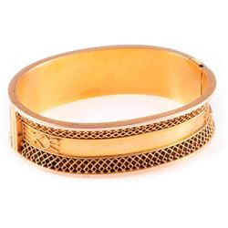 14k gold bangle bracelet