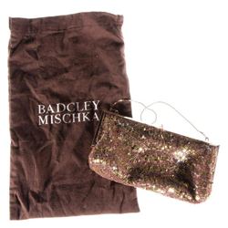 Badgley Mischka sequined evening purse