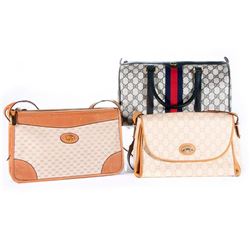 Two Gucci GG and one Gucci Plus Handbags
