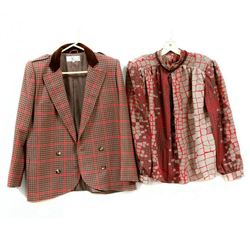 Vintage Valentino Miss V Blouse & Jacket