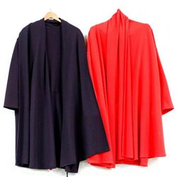 Two Vintage Donna Karan Wool Dress & Jacket Sets
