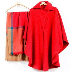 Guy Laroche Diffusion Paris Vintage Wool Cape