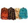 Image 1 : Collection of 8 Silk Designer Shirts one by Hermes