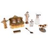 Image 1 : Collection of 8 silver & metal objects
