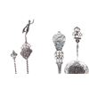Image 3 : Collection of 21 sterling & silver serving implements