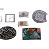 Image 3 : Collection of 12 assorted belt buckles