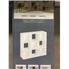 Image 2 : ClosetMaidStackable 9 Cube Organizer - White (35.88"H x 35.88"W x 11.63"D)