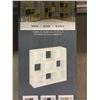 Image 2 : ClosetMaid Stackable 9 Cube Organizer - White (35.88"H x 35.88"W x 11.63"D)