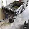 Image 3 : FOLDING GREEN FABRIC HEAVY DUTY CART ON WHEELS