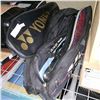 Image 1 : DUNLOP RACQUET BAG WITH TENNIS AND BADMINTON RACQUETS