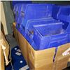 Image 1 : 16 BLUE PARTS ORGANIZER BINS