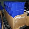 Image 1 : 16 BLUE PARTS ORGANIZER BINS