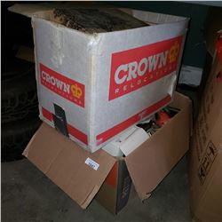 2 BOXES OF ESTATE GOODS