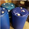 Image 3 : 3 BLUE PLASTIC DRUMS