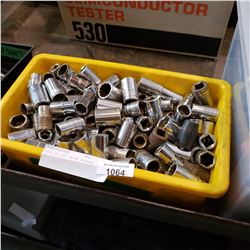 TOTE OF 1/2" DRIVE SOCKETS