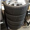 Image 1 : SET OF 4 NEXEN LOW PROFILE 265/ 135 R22 TIRES ON DEV NO MULTI BOLT PATTERN RIMS