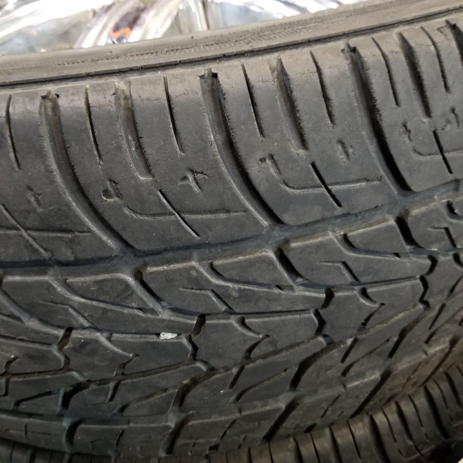SET OF 4 NEXEN LOW PROFILE 265/ 135 R22 TIRES ON DEV NO MULTI BOLT ...