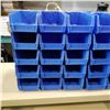 Image 2 : LOT OF 30 BLUE PARTS BINS