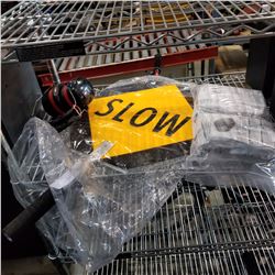 SLOW SIGN, EAR PROTECTION, RESPIRATOR FILTERS