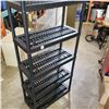 Image 3 : 6 TIER BLACK PLASTIC SHELF