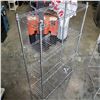 Image 2 : COMMERCIAL WIRE METAL SHELF