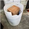 Image 2 : LARGE BARREL AND WASTE BIN AND WOODEN BIN
