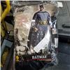 Image 1 : NEW ADULT DELUXE BATMAN COSTUME FITS UP TO 44 JACKET SIZE RETAIL $129.99