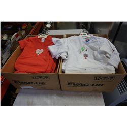 2 BOXES OF CHILDRENS SHIRTS