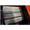 Image 1 : BLACK CRATE OF MOSTLY SLEEVED RECORDS ELVIS AND OTHERS