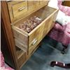 Image 2 : VINTAGE 4 DRAWER WALNUT HIGHBOY