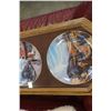 Image 2 : FRAMED COLLECTOR TRAIN PLATE DISPLAY BY PETER SAWATZKY