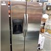 Image 1 : AMANA STAINLESS SIDE BY SIDE FRIDGE WITH FREEZER GUARANTEED TESTED AND WORKING